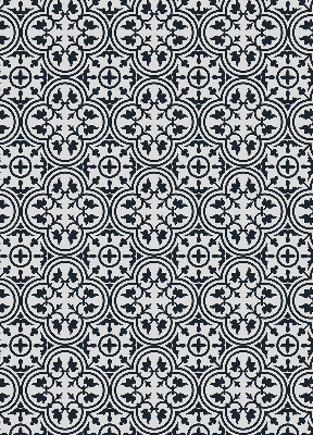 Fabric roller blind Portuguese tile