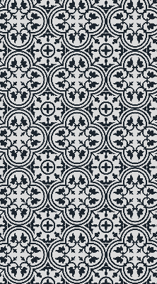 Fabric roller blind Portuguese tile