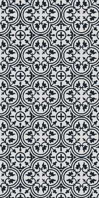 Fabric roller blind Portuguese tile