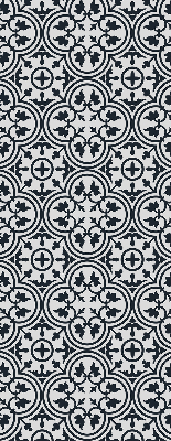 Fabric roller blind Portuguese tile