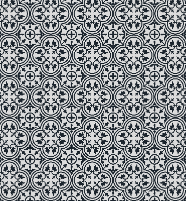 Fabric roller blind Portuguese tile