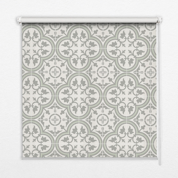 Modern roller blind Portuguese tile