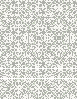Modern roller blind Portuguese tile