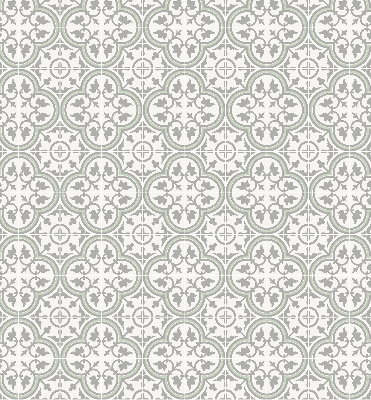 Modern roller blind Portuguese tile