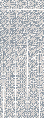 Roller blind for large window Portuguese tile