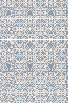 Roller blind for large window Portuguese tile