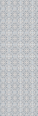 Roller blind for large window Portuguese tile