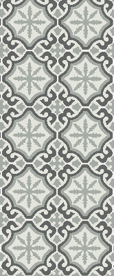 Fabric roller blind Moroccan tile