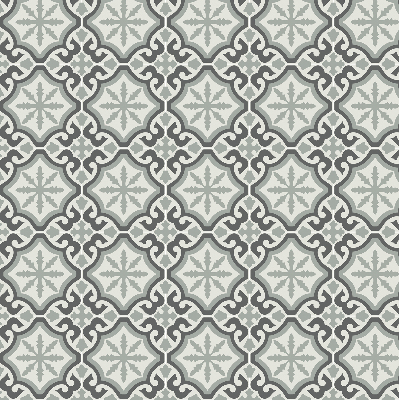 Fabric roller blind Moroccan tile