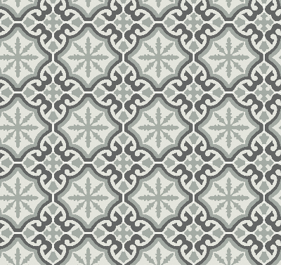 Fabric roller blind Moroccan tile