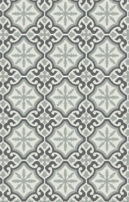 Fabric roller blind Moroccan tile