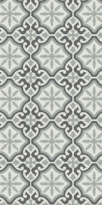 Fabric roller blind Moroccan tile