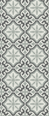 Fabric roller blind Moroccan tile