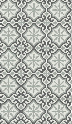 Fabric roller blind Moroccan tile