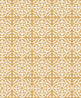 Roller blind for large window Portuguese folk pattern tile