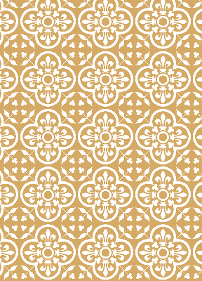 Roller blind for large window Portuguese folk pattern tile