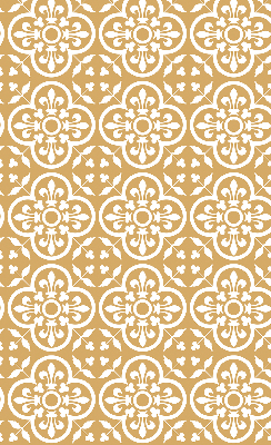 Roller blind for large window Portuguese folk pattern tile