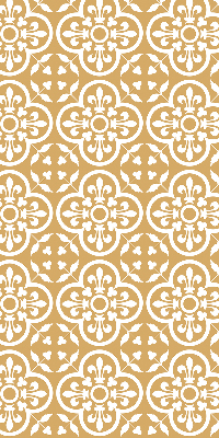 Roller blind for large window Portuguese folk pattern tile