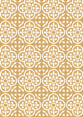 Roller blind for large window Portuguese folk pattern tile