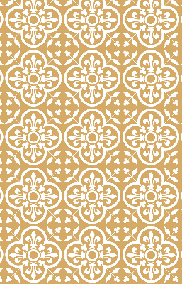 Roller blind for large window Portuguese folk pattern tile