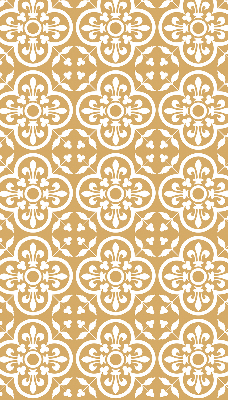 Roller blind for large window Portuguese folk pattern tile