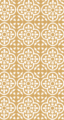 Roller blind for large window Portuguese folk pattern tile