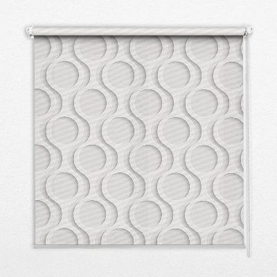 Fabric roller blind A wheel within a wheel