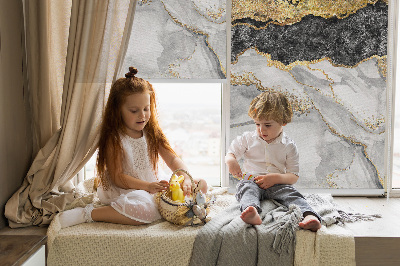 Modern roller blind Marble