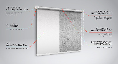 Roller blind for large window Gray marble