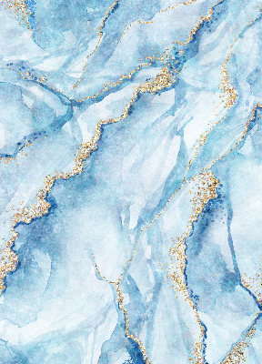 Modern roller blind Blue marble