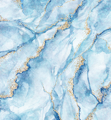 Modern roller blind Blue marble