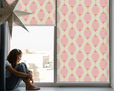 Fabric roller blind Abstract eyes