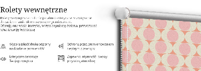 Fabric roller blind Abstract eyes