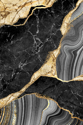 Fabric roller blind Black marble