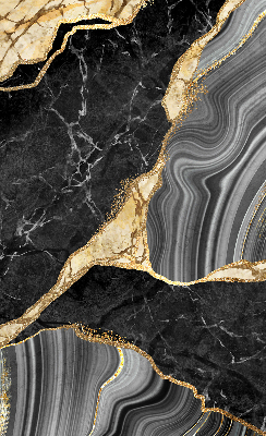 Fabric roller blind Black marble