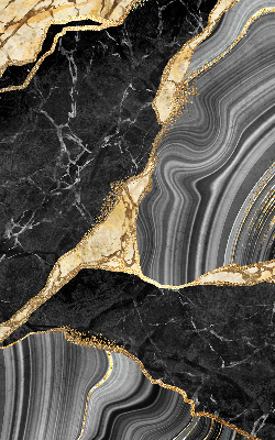 Fabric roller blind Black marble