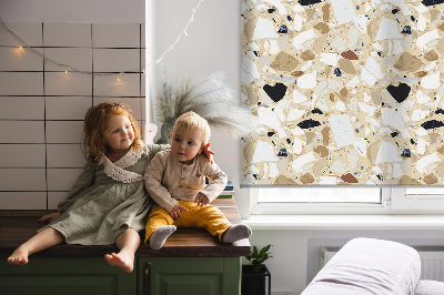 Modern roller blind Light granite