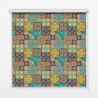 Fabric roller blind Colorful mandala