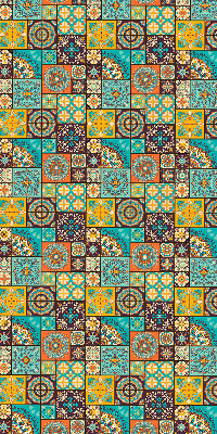 Fabric roller blind Colorful mandala