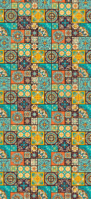 Fabric roller blind Colorful mandala