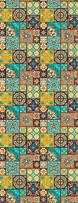 Fabric roller blind Colorful mandala