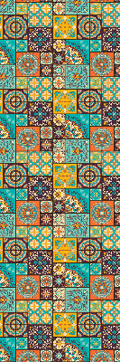 Fabric roller blind Colorful mandala
