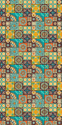 Fabric roller blind Colorful mandala