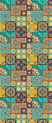 Fabric roller blind Colorful mandala