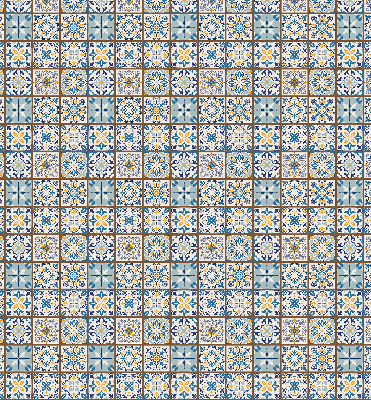Roller blind for large window Mandala