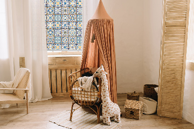 Roller blind for large window Mandala