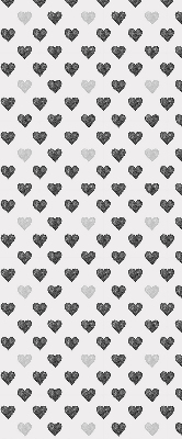 Fabric roller blind Dark Hearts