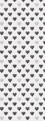 Fabric roller blind Dark Hearts