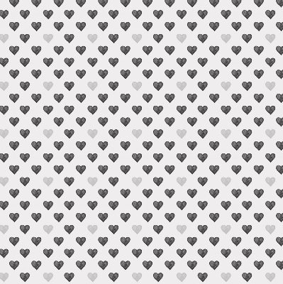 Fabric roller blind Dark Hearts
