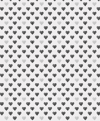 Fabric roller blind Dark Hearts